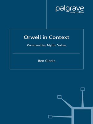 cover image of Orwell in Context